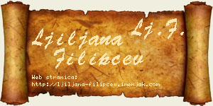 Ljiljana Filipčev vizit kartica